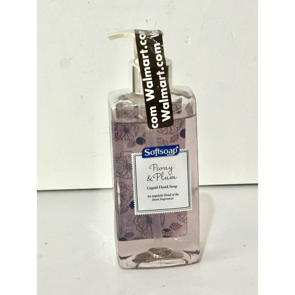 Softsoap Peony & Plum Liquid Hand Soap 10oz Pump decor Collection
